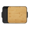 DAY ΕΠΙΦΑΝΕΙΑ ΚΟΠΗΣ ΜΕ ΔΟΧΕΙΟ BAMBOO ΚΑΙ PP ΜΑΥΡΟ 3.5X37.3X24.8ΕΚ. Espiel SCH77145K6